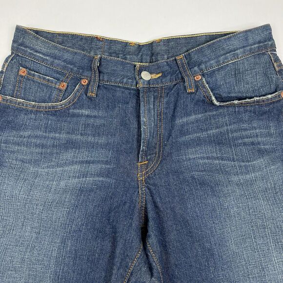 NEW Lucky Brand Classic Fit Mid Rise Medium Wash Crop Jeans Women’s 30 - Picture 3 of 10